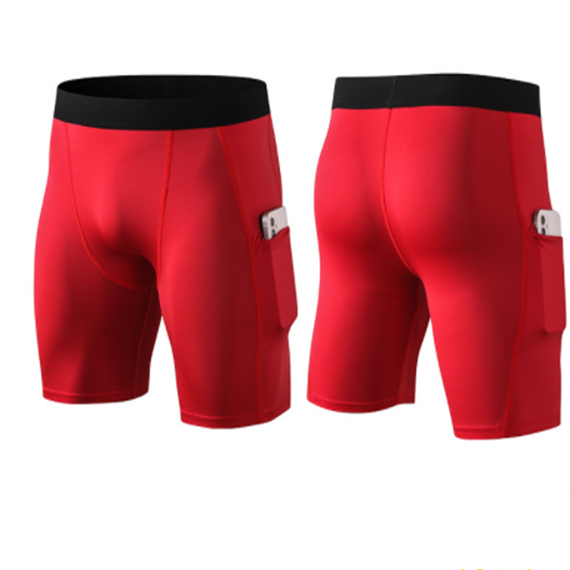 Yogamelaa™ Tight Gym Shorts With Pockets