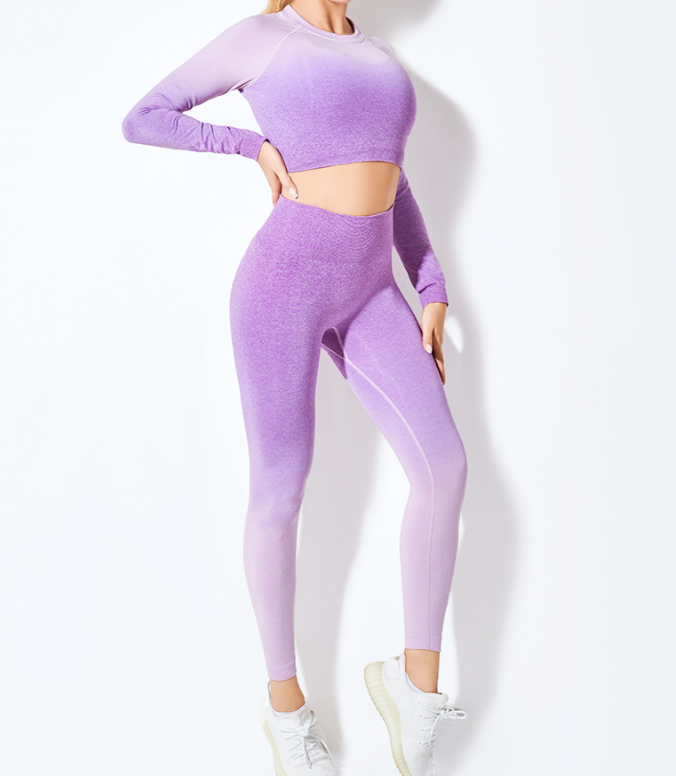 Yogamelaa™ Seamless Gradient Yoga Wear