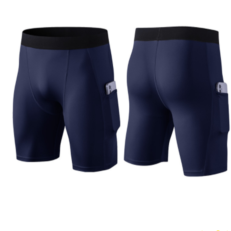 Yogamelaa™ Tight Gym Shorts With Pockets