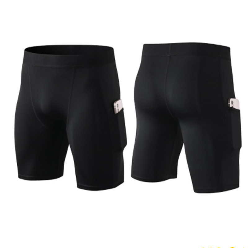 Yogamelaa™ Tight Gym Shorts With Pockets